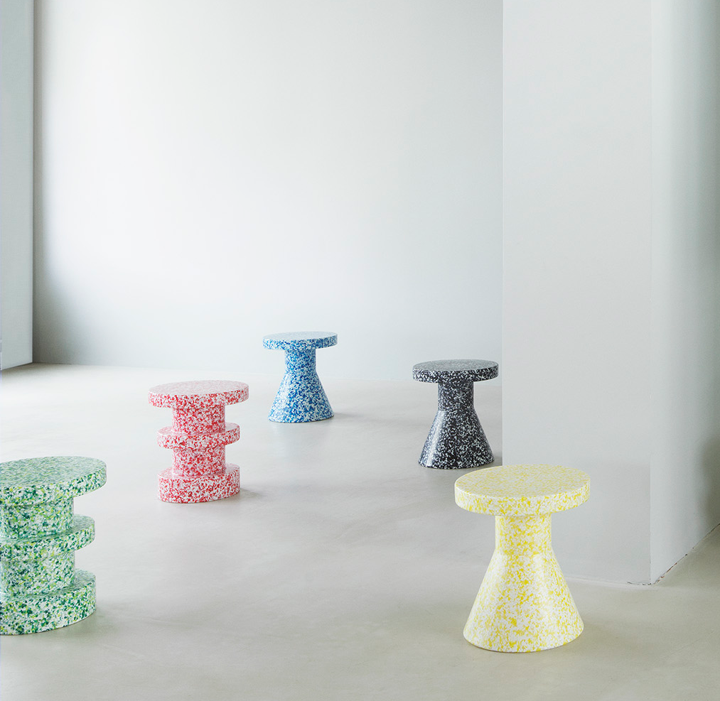 Bit Stack skammel - rød